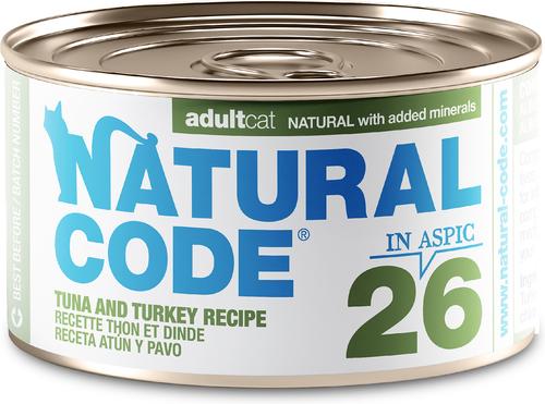 Natural Code - 26 Tuna & Turkey in Jelly [3oz] (24pk)