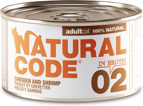 Natural Code - 02 Chicken & Shrimp [3oz] (24pk)