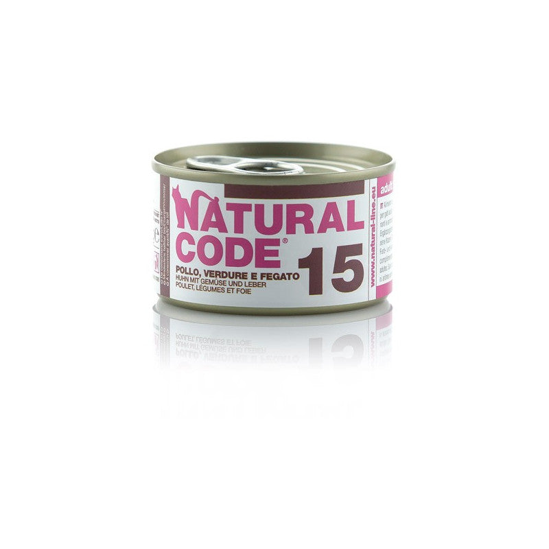 Natural Code - 15 Chicken, Vegtables & Liver [3oz] (24pk)