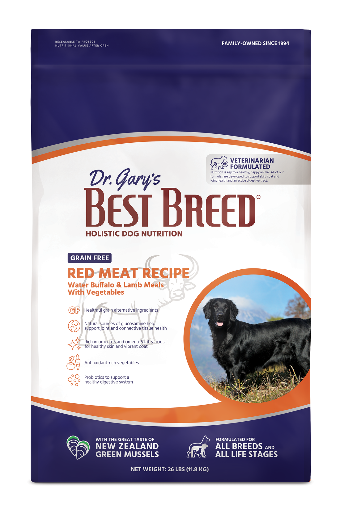 Dr. Gary's Best Breed - GF Red Meat 26lb