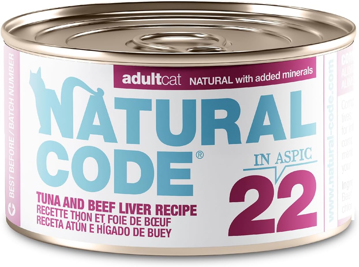Natural Code - 22 Tuna & Beef Liver in Jelly [3oz] (24pk)