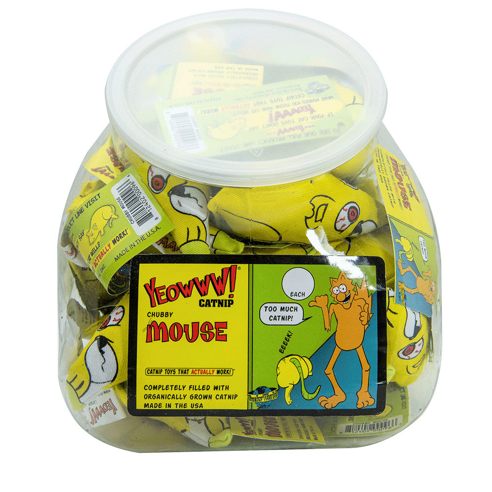 Yeowww! Jug w/ 30 Chubby Mice