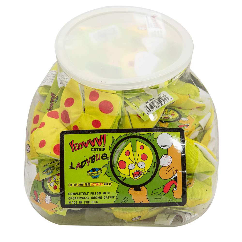 Yeowww! Jug w/ 42 Lady-Krinkle-Bugs