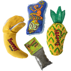 Yeowww! Dreidel Krinkle Gift Bundle - One Banana Peeled, One Pineapple, One Mini, One Dreidel Krinkle