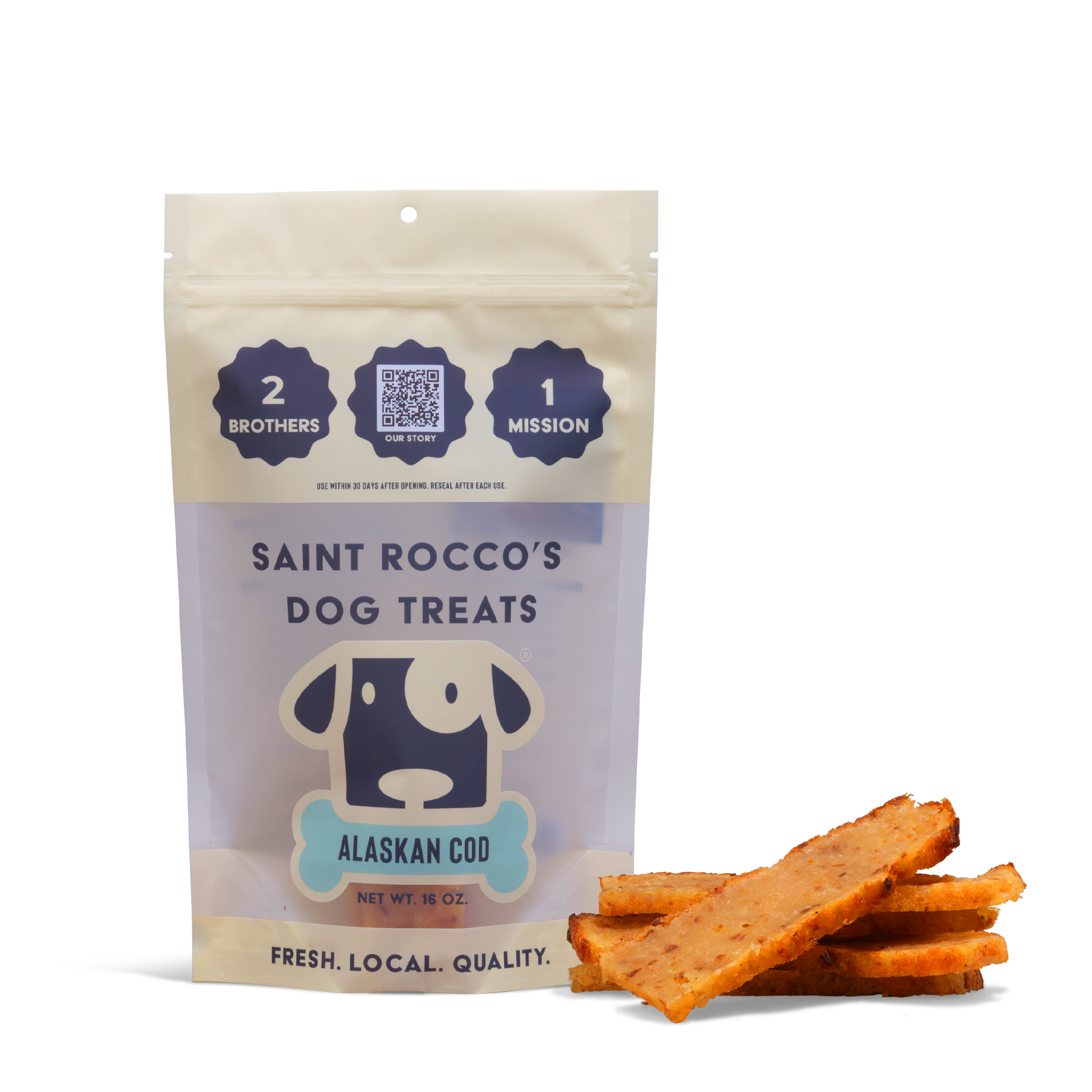 Saint Rocco's - Alaskan Cod Treats 3oz