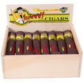 Yeowww! (24) Brown Cigars w/ Birch Wood Box