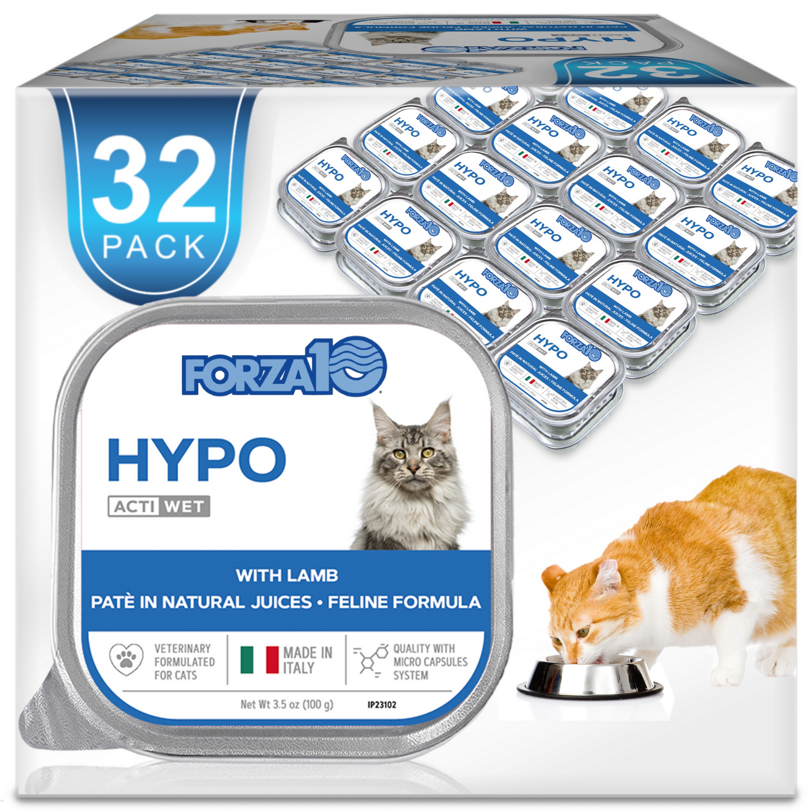 Forza 10 - Hypo Active Lamb Wet Cat Food [3.5oz] (32ct)