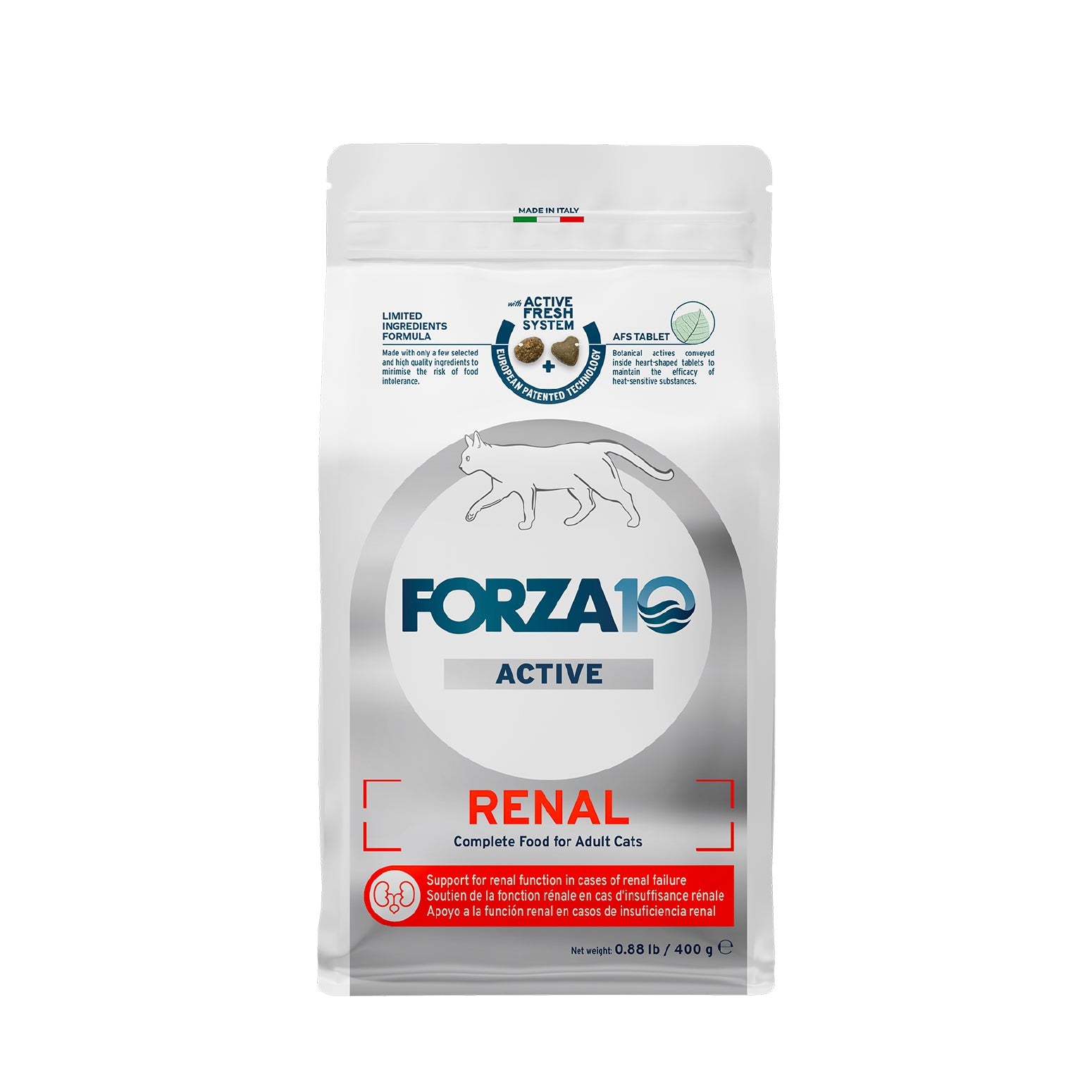 Forza 10 - Kidney Renal Active Cat Kibble [3.3lb]