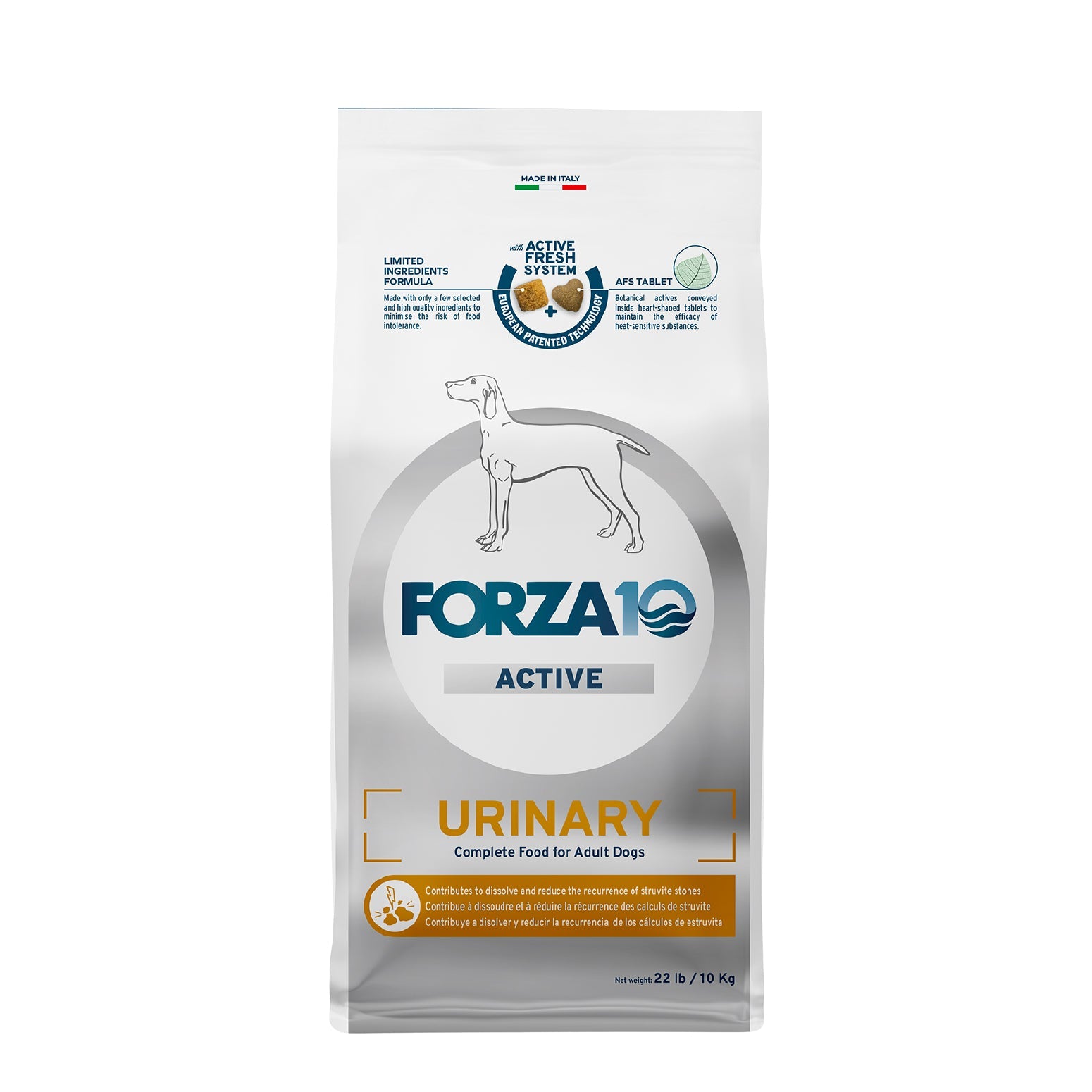 Forza 10 - Urinary Active Dry Dog Kibble [22lb]
