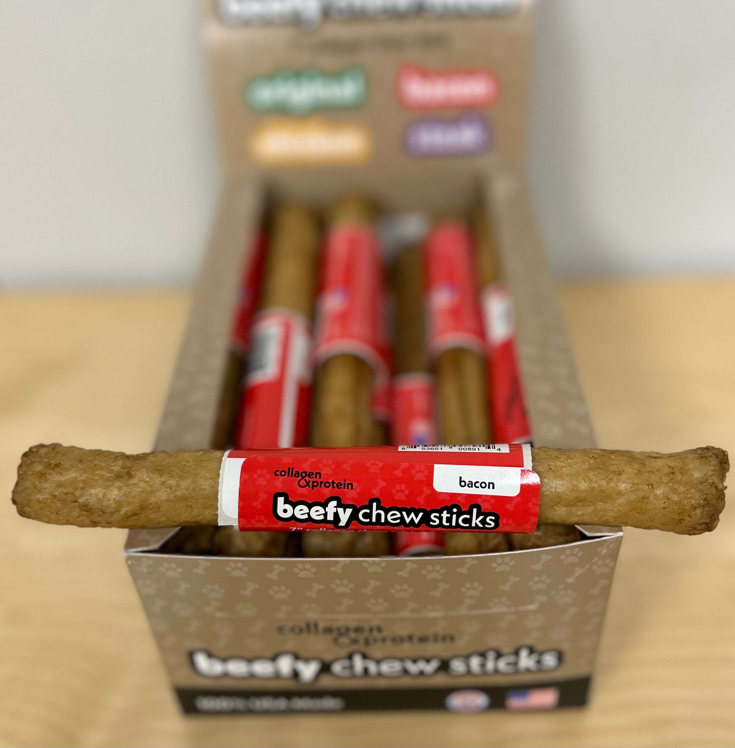 Frankly - 7" Beefy Stick Bacon [24ct]
