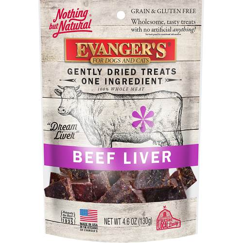 Evanger's NBN - Gently Dried Beef Liver Treats 4.6 oz