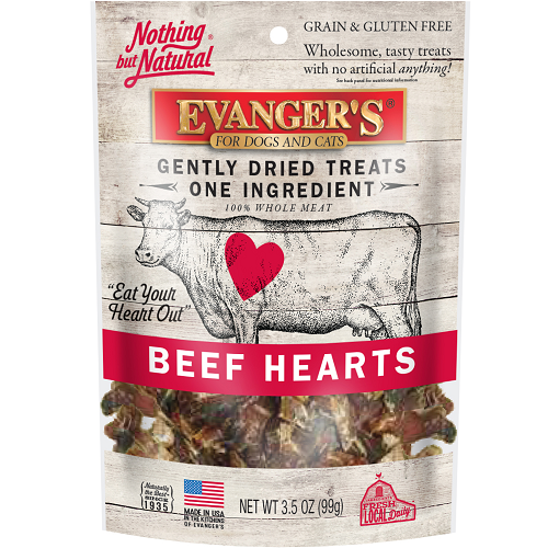 Evanger's NBN - Gently Dried Beef Heart Treats 3.5 oz