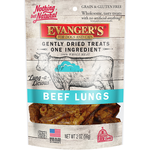 Evanger's NBN - Gently Dried Beef Lung 2 oz