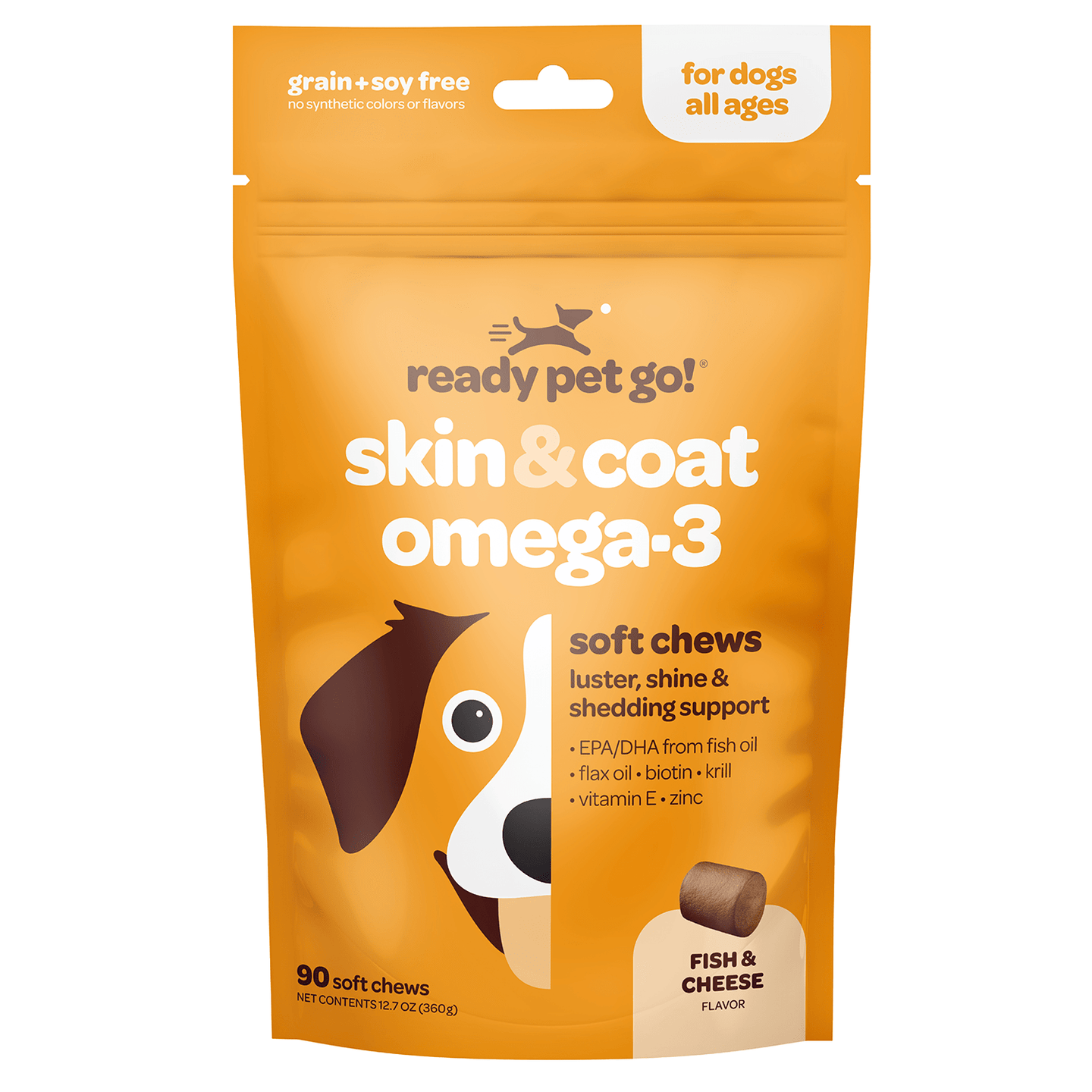 Ready Pet Go - Skin & Coat Omega-3 60 ct