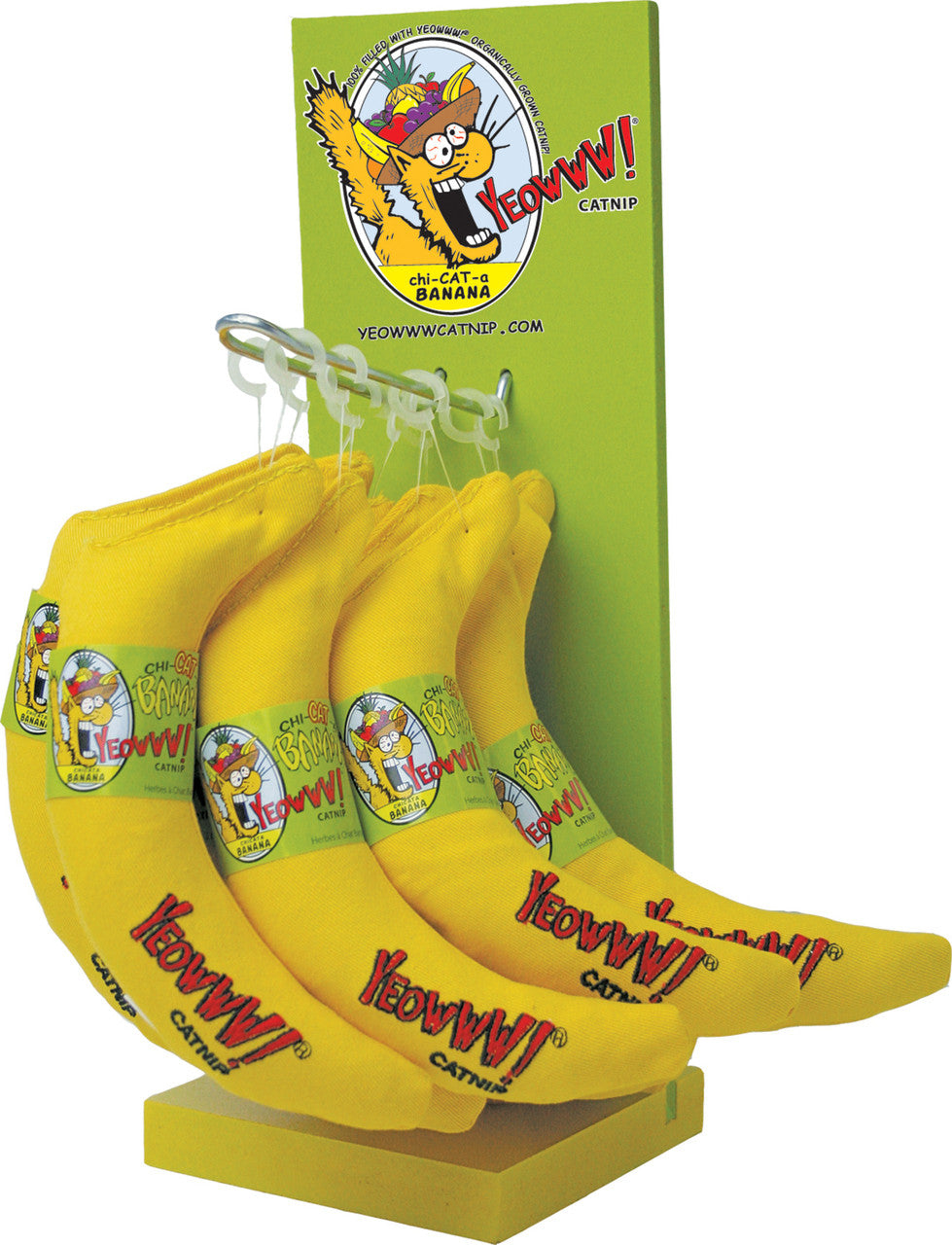 Yeowww! Display Stand w/ 12 Bananas