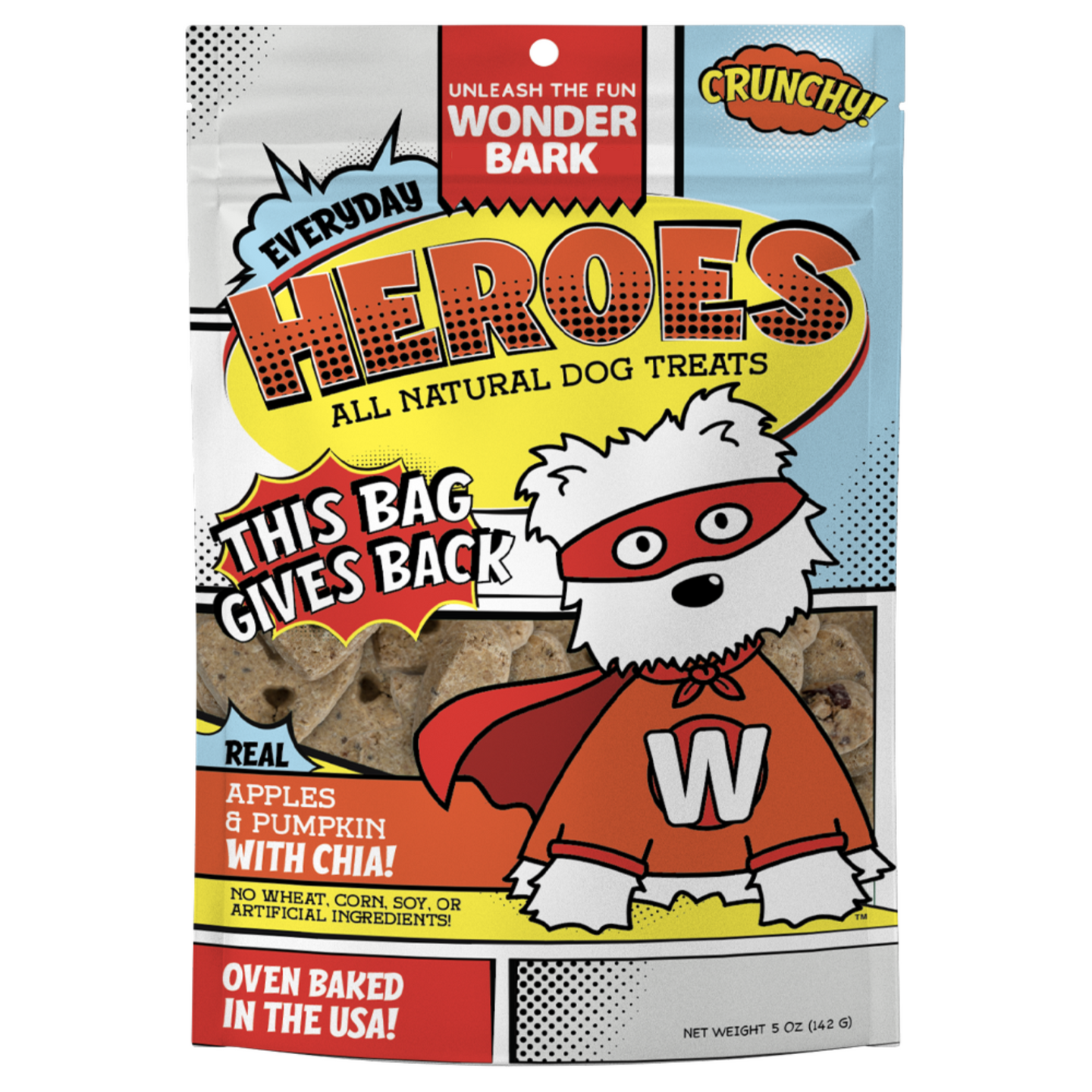 Wonder Bark - Heroes Apple & Pumpkin 5oz
