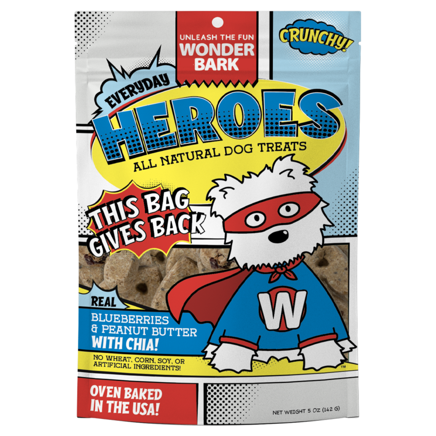 Wonder Bark Blueberry & PB - 5oz