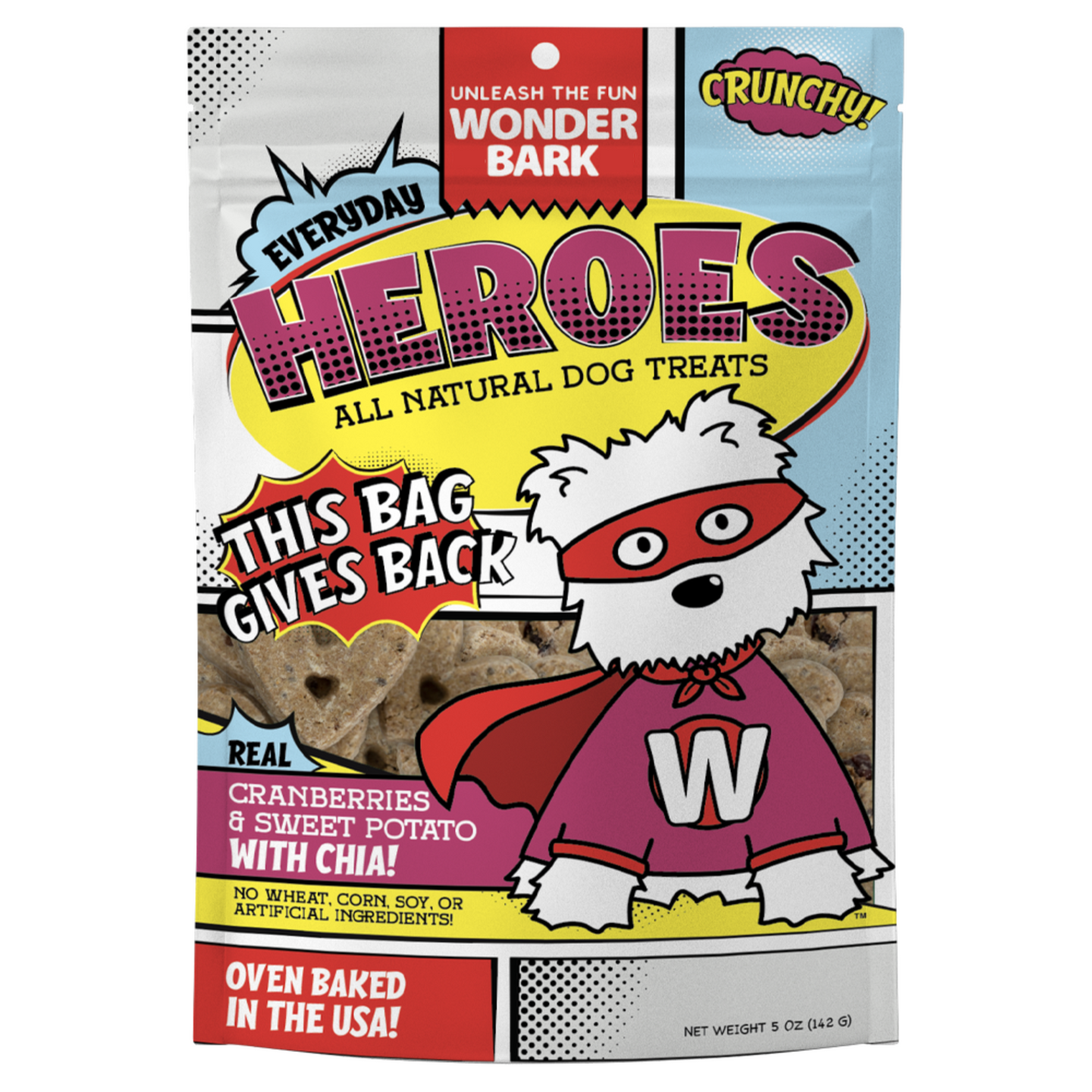Wonder Bark Cranberry & Sweet Potato - 5oz