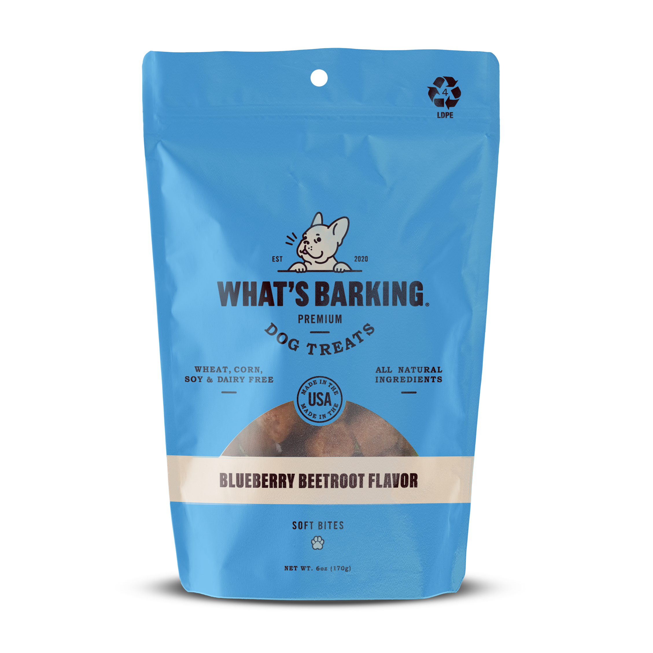What's Barking - Blueberry Beetroot Soft Chews 6 oz