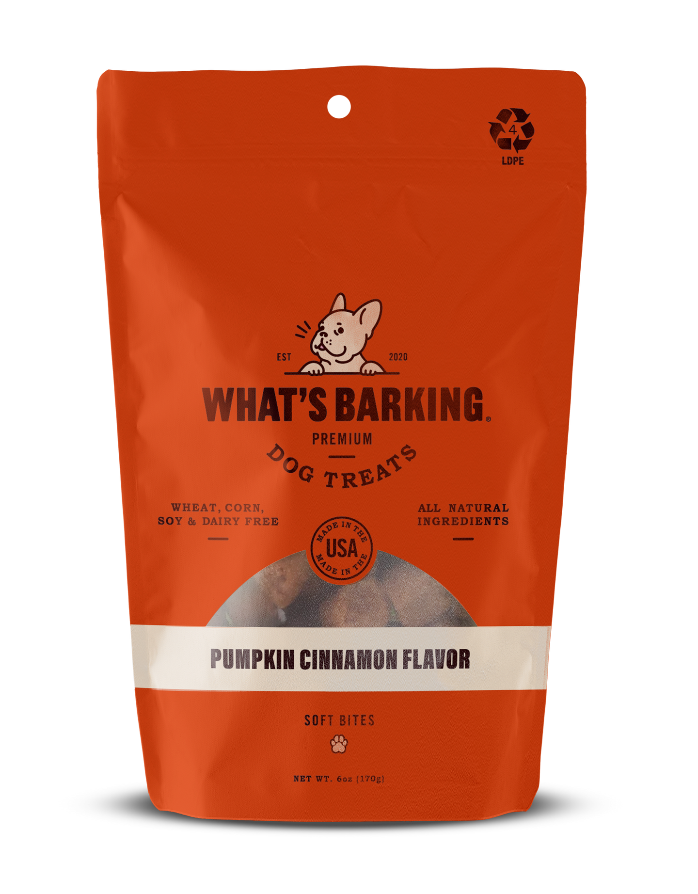 What's Barking - Pumpkin Cinnamon Soft Chews 6 oz