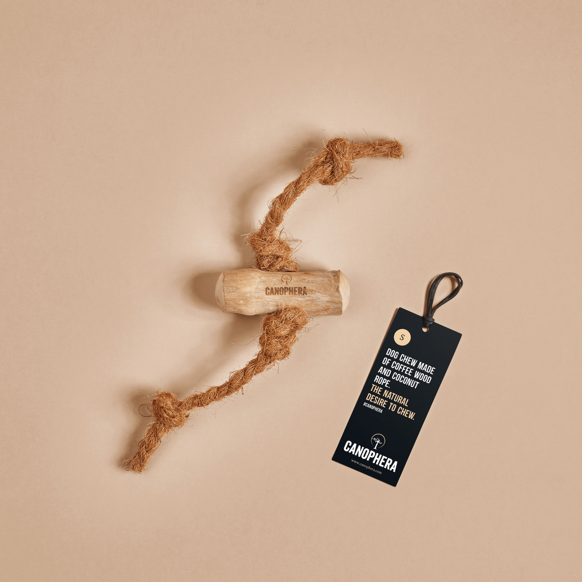 Canophera - Small Coffee Wood + Rope [15ct]