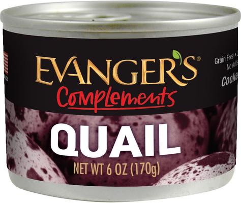 Evanger's - GF Complements Quail 6oz (case)